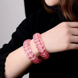 Rose Quartz Bracelet 15*20MM - Sweet Girl Xmas Gift