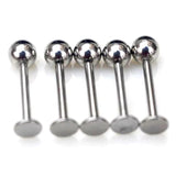 PINKSEE Steel Tragus Bar Barbell Ring Body Jewelry Piercing