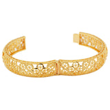 PINXUN Dubai African Middle East Bangle for Women Ethiopian Wedding Bracelet