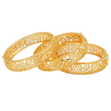 PINXUN Dubai African Middle East Bangle for Women Ethiopian Wedding Bracelet