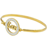 PINXUN Openable Bangle Love Ethiopian Jewelry African Metal Bracelet