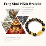 PIXIU Wealth Buddhism Bracelet Lucky Feng Shui Amulet Jewelry