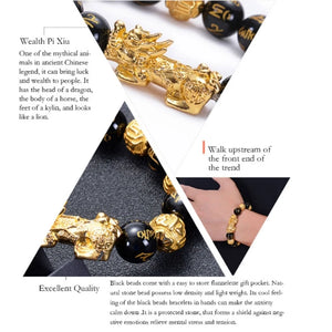 PIXIU Wealth Buddhism Bracelet Lucky Feng Shui Amulet Jewelry