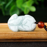 PIYAO Jade Pendant Myanmar Jadeite Pendant Jewelry Lucky Amulet