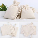 PK-011 Linen Jewelry Bag Drawstring Bag Logo Printed Jewelry Bag Pouch Packaging