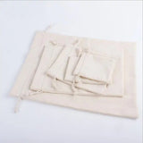 PK-011 Cotton Drawstring Bag Linen Jewelry Bag Small/Big Size Jewelry Bag