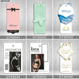 Personalized Clothing Paper Swing Tag with Glue Needle String