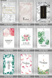 Personalized Clothing Paper Swing Tags with Glue Needle String