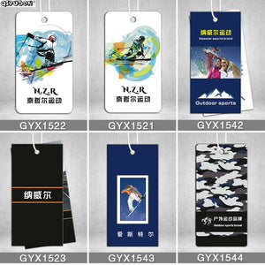 Personalized Clothing Swing Tags with Glue, String, and Needle