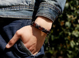 Braided Teen Leather Bracelet