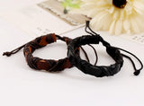 Braided Teen Leather Bracelet