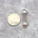 Gray Agate Soldered Hexagon Pendant