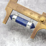 Faceted Lapis Lazuli Double Point Pendant