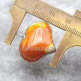 Copper Heart Pendant Mookaite Soldered Jewelry