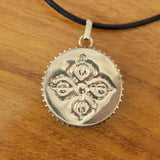 Ethnic Tibetan Six Mantras Om Prayer Box Amulet Nepal Jewelry Brass Turquoises