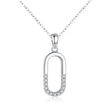 PN11 Double Layer Silver Butterfly Necklaces for Women