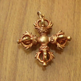 Tibetan Buddhism Dorje Vajra Amulet Pendant Nepal 44mm Men Necklace