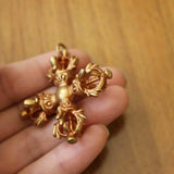 Tibetan Buddhism Dorje Vajra Amulet Pendant Nepal 44mm Men Necklace