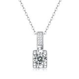 Crystal Pendant Clavicle Chain Necklace 14k Jewelry