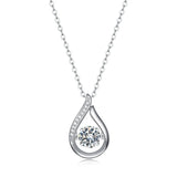 Crystal Pendant Clavicle Chain Necklace 14k Jewelry