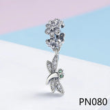 PN4 Heartbeat Necklace for Women Delicate Wave CZ Clavicle Chain Jewelry
