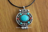 Ethnic Tibetan Silver Prayer Box Gau Pendant Nepal Jewelry
