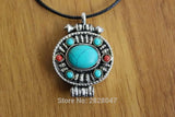 Ethnic Tibetan Silver Prayer Box Gau Pendant Nepal Jewelry
