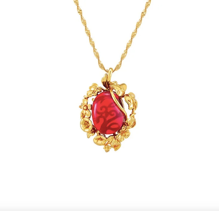 Crystal Heart Pendant Necklace Women Girl Diamond Jewelry