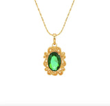 Crystal Heart Pendant Necklace Women Girl Diamond Jewelry Engagement