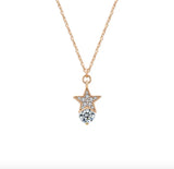PN8 Beads Short Choker Necklace Flower Pendant Necklace