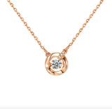 PN8 Beads Short Choker Necklace Flower Pendant Necklace