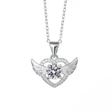 Crystal Round Star Necklace Women Party Jewelry Accessories