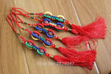Ethnic Tibetan Jewelry Bone Dorje Tassel Car Hanger