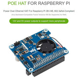 POE HAT for Raspberry Pi, Power Over Ethernet HAT