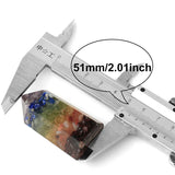 Natural Stone Pendulum Resin Hexagonal Prism Ornaments