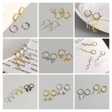 925 Sterling Silver Lightning Hoop Earrings