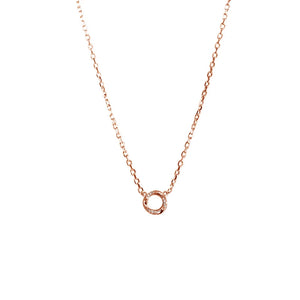 925 Silver Minimalist Zircon Choker Necklace for Women