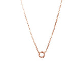 925 Silver Minimalist Zircon Choker Necklace for Women