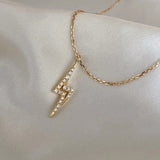 S925 Silver Lightning Zircon Choker Necklace Women Fine Jewelry