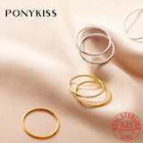 S925 Sterling Silver Zircon Rings for Women