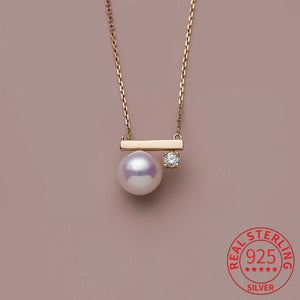 Classic Silver Plated Pearl Choker Necklace Female Fine Jewelry
