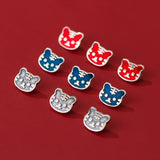 925 Sterling Silver Zodiac Tiger Head Beads Pendant