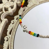 925 Sterling Silver Bead Chain Choker Necklace Elegant Minimalist Jewelry