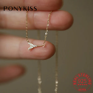 925 Sterling Silver Eiffel Tower Chokers Necklace For Women