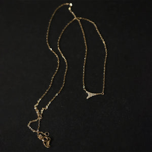 925 Sterling Silver Eiffel Tower Chokers Necklace For Women