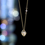 925 Silver Zircon Choker Necklace Classic Fine Jewelry