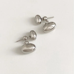925 Sterling Silver Water Drop Stud Earrings for Women Party Jewelry