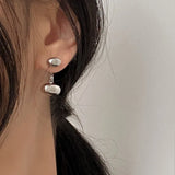 925 Sterling Silver Water Drop Stud Earrings for Women Party Jewelry