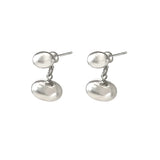 925 Sterling Silver Water Drop Stud Earrings for Women Party Jewelry