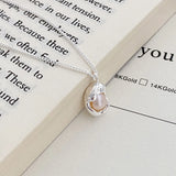 925 Silver Pearl Choker Necklace Women's Jewelry